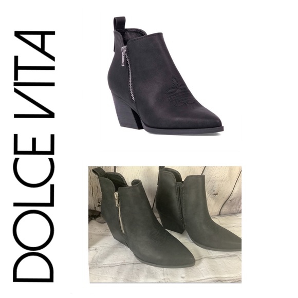 🐘 DV Flared Heel Boot - Picture 1 of 12